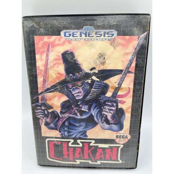 Chakan: The Forever Man Sega Genesis Cartridge And Box - Picture 1 of 10